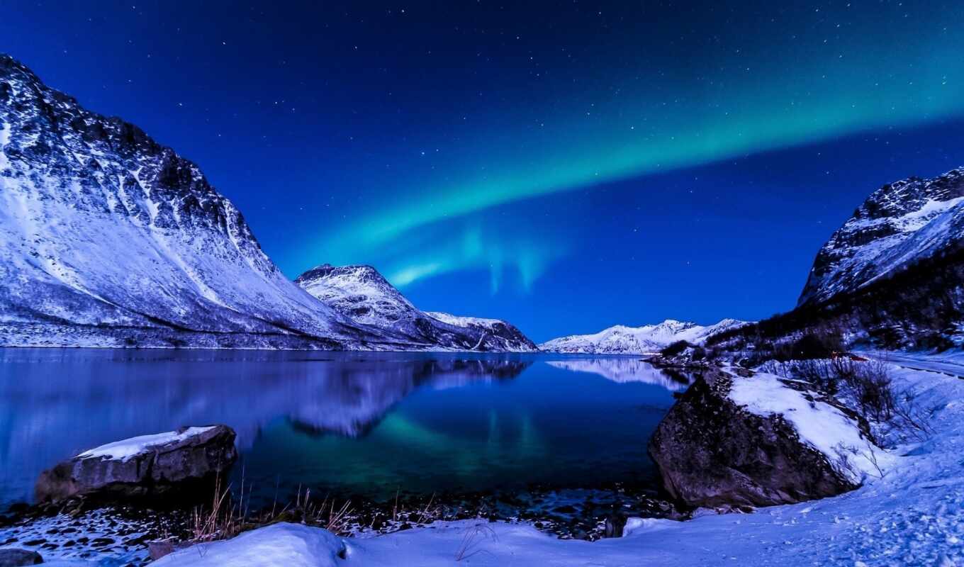 природа, aurora, arctic