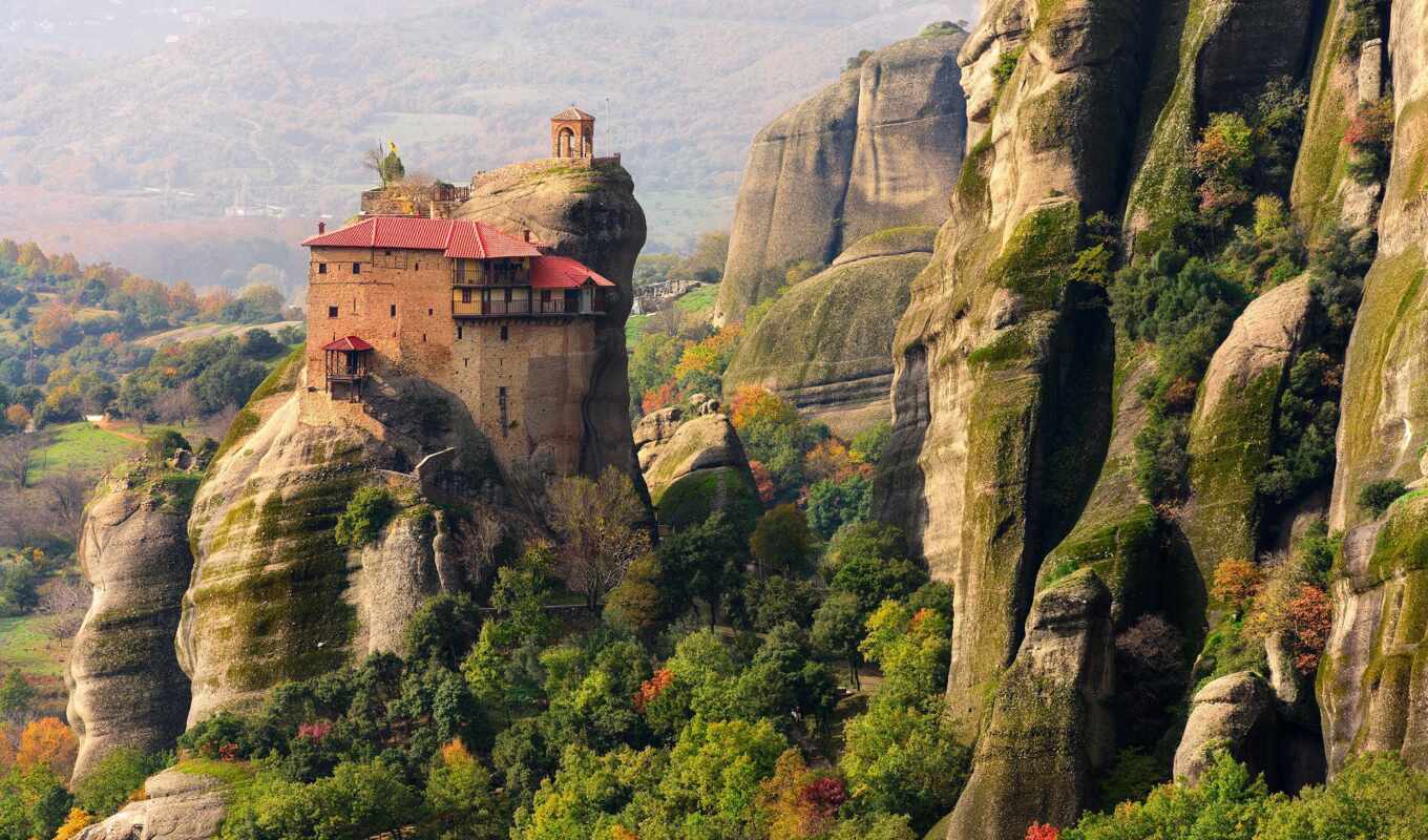 the monastery, greece, meteor