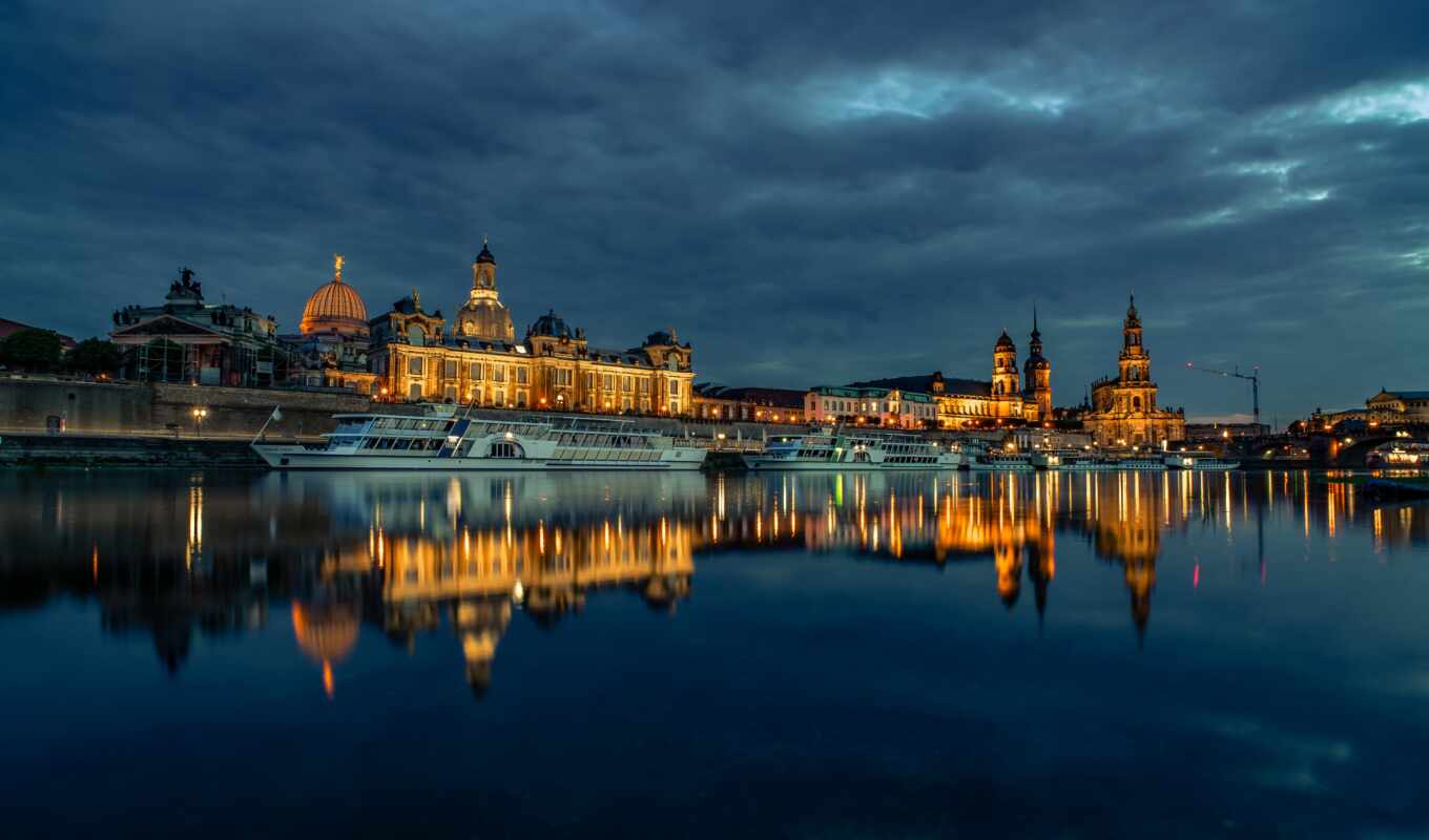 Germany, river, Dresden