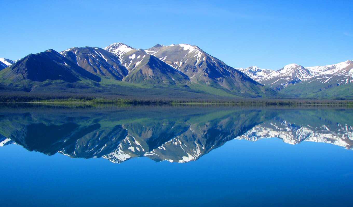 lake, nature, music, beautiful, forest, landscape, screensavers, lenovo, reflection, mountain, mountains