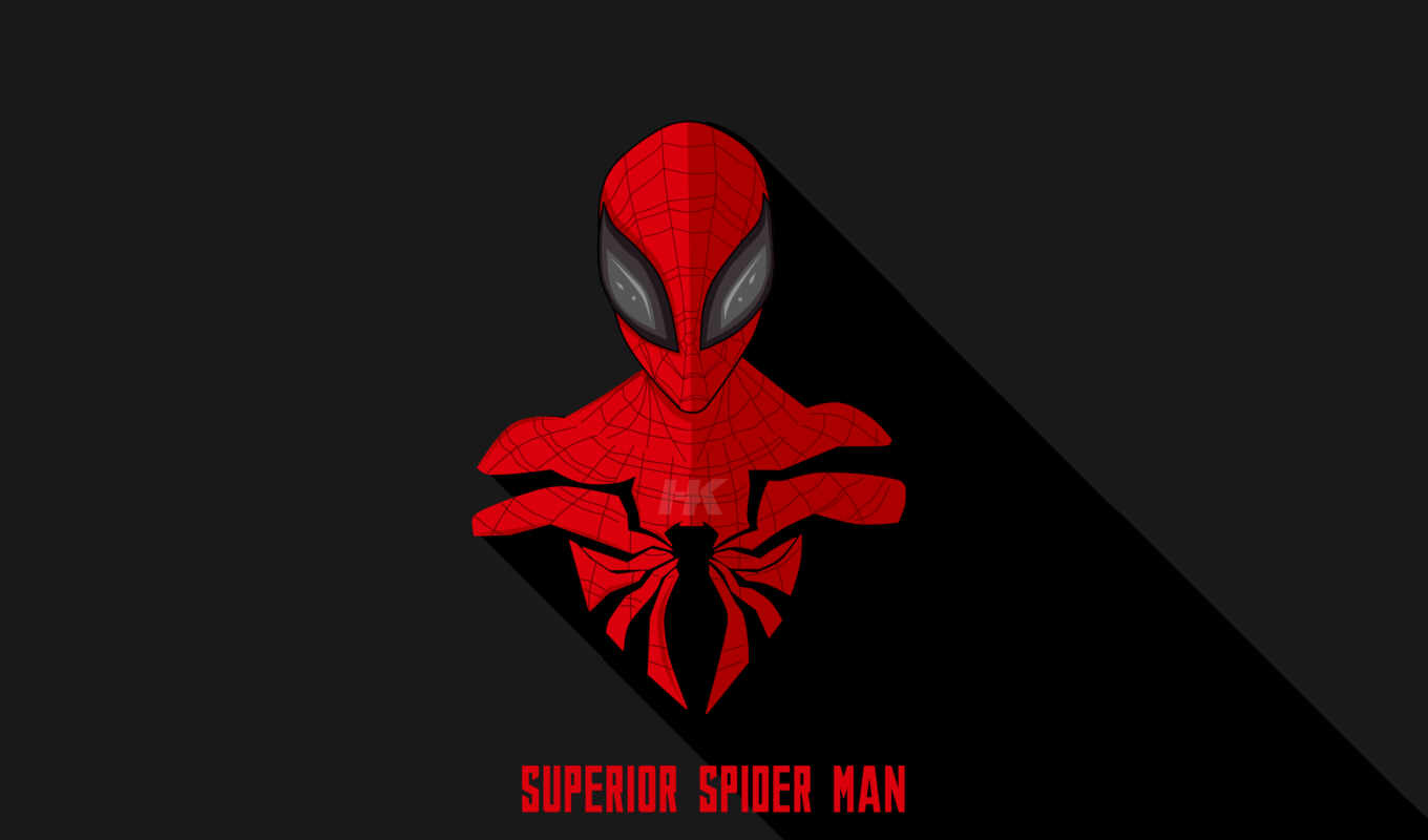 мужчина, паук, marvel, superior, spiderman