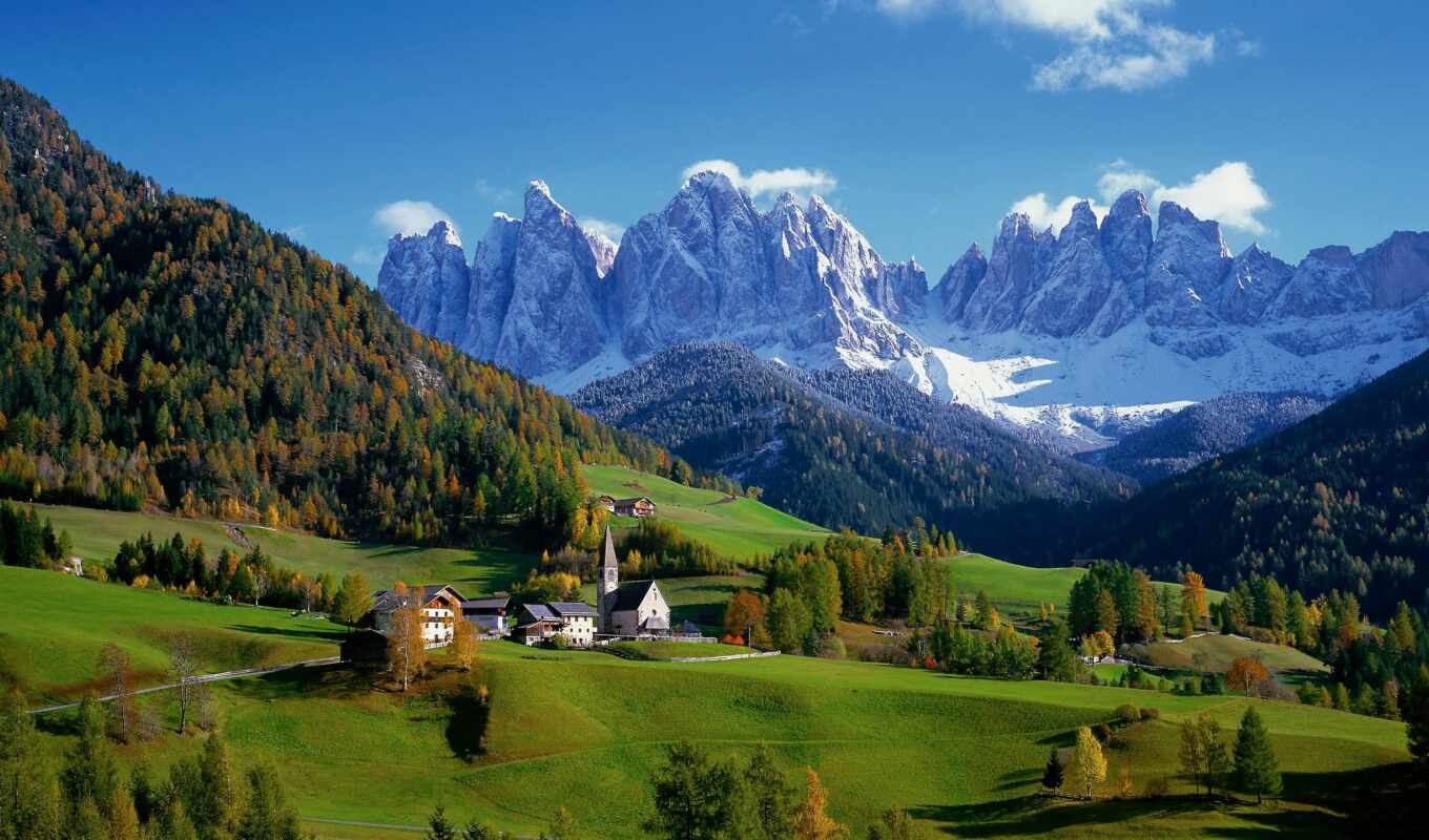 dom, landscape, the alps