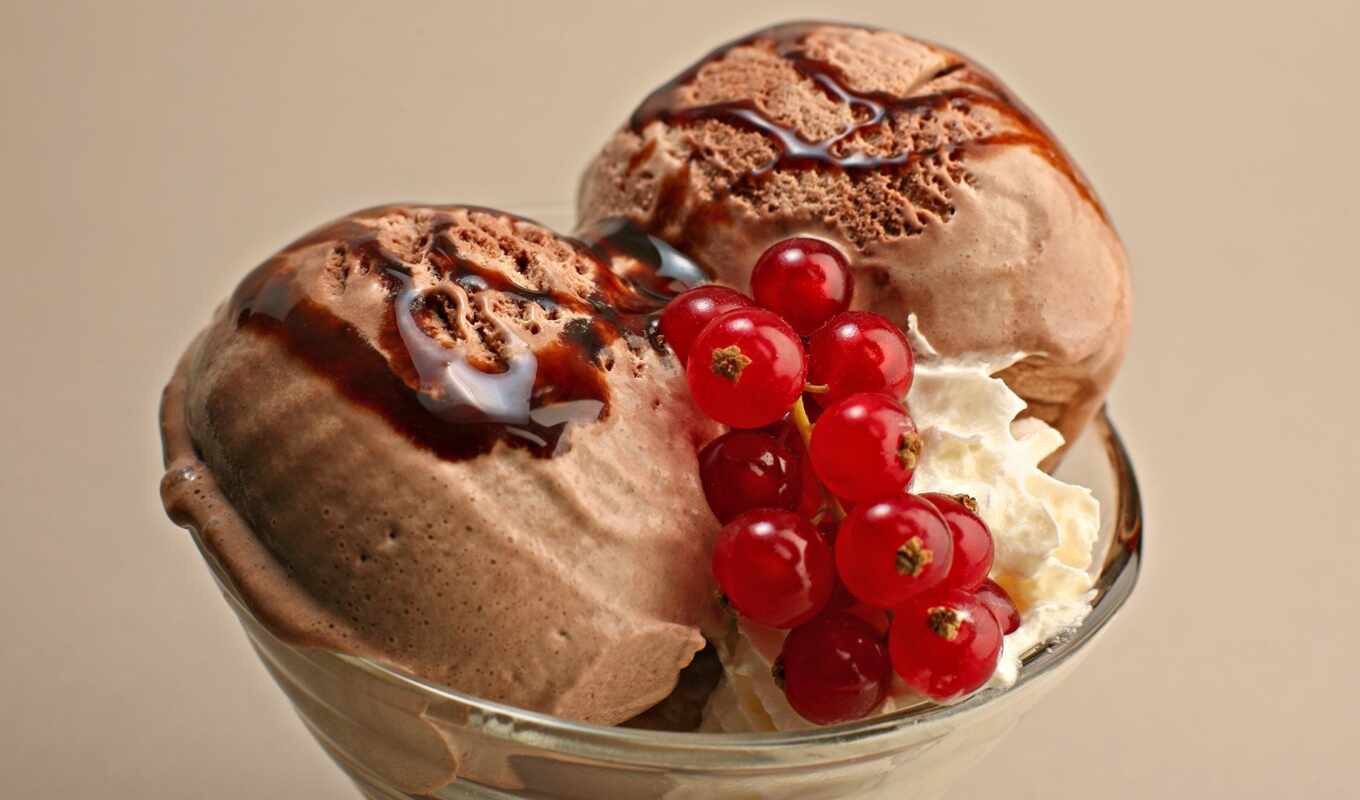 chocolate, ice cream