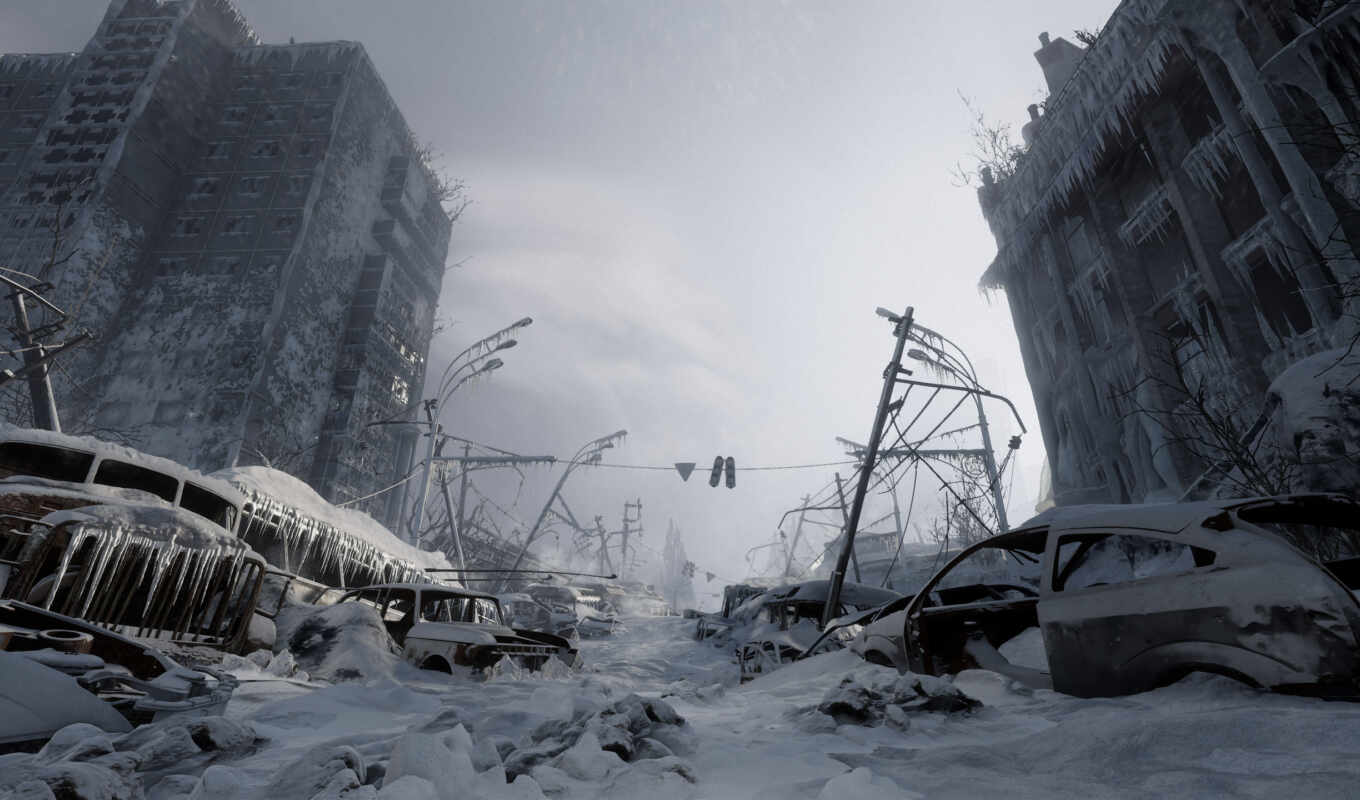 game, snow, apocalyptic, metro, exodus