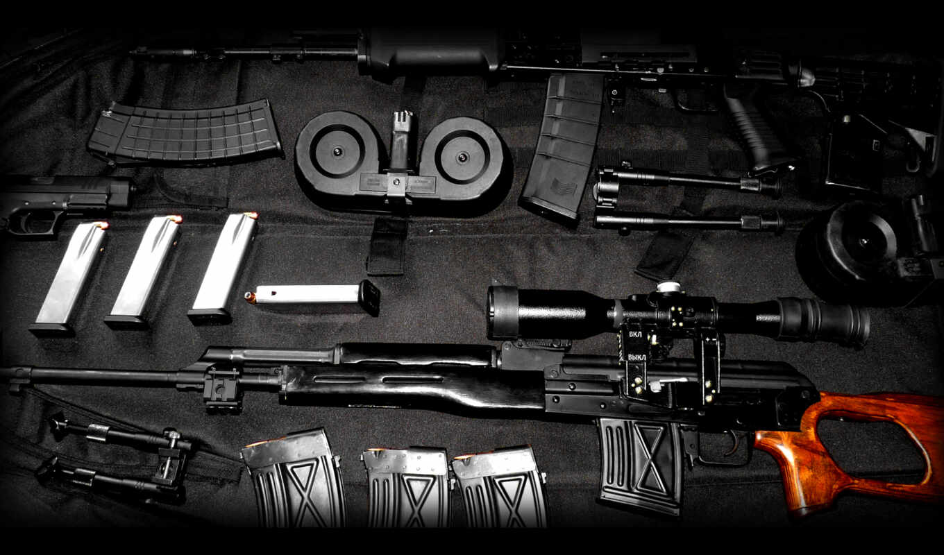 black, shop, beautiful, rifle, weapon, aim, kit