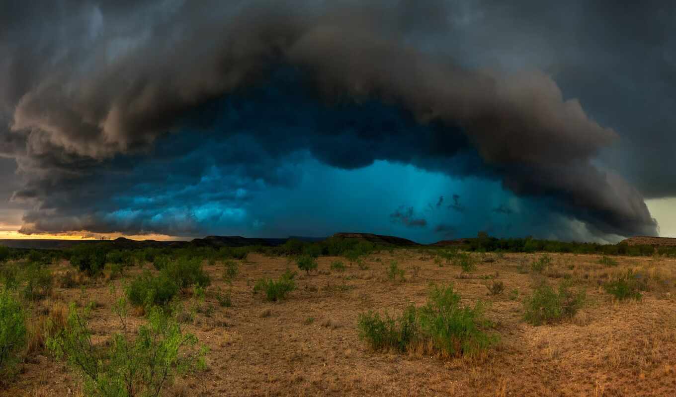 the storm, weather, USA, usa, desert, clouds, texas, clouds