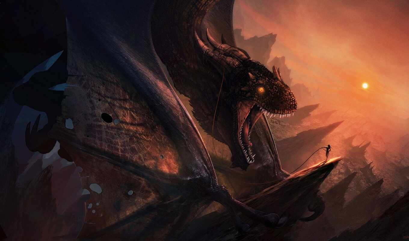 дракон, арт