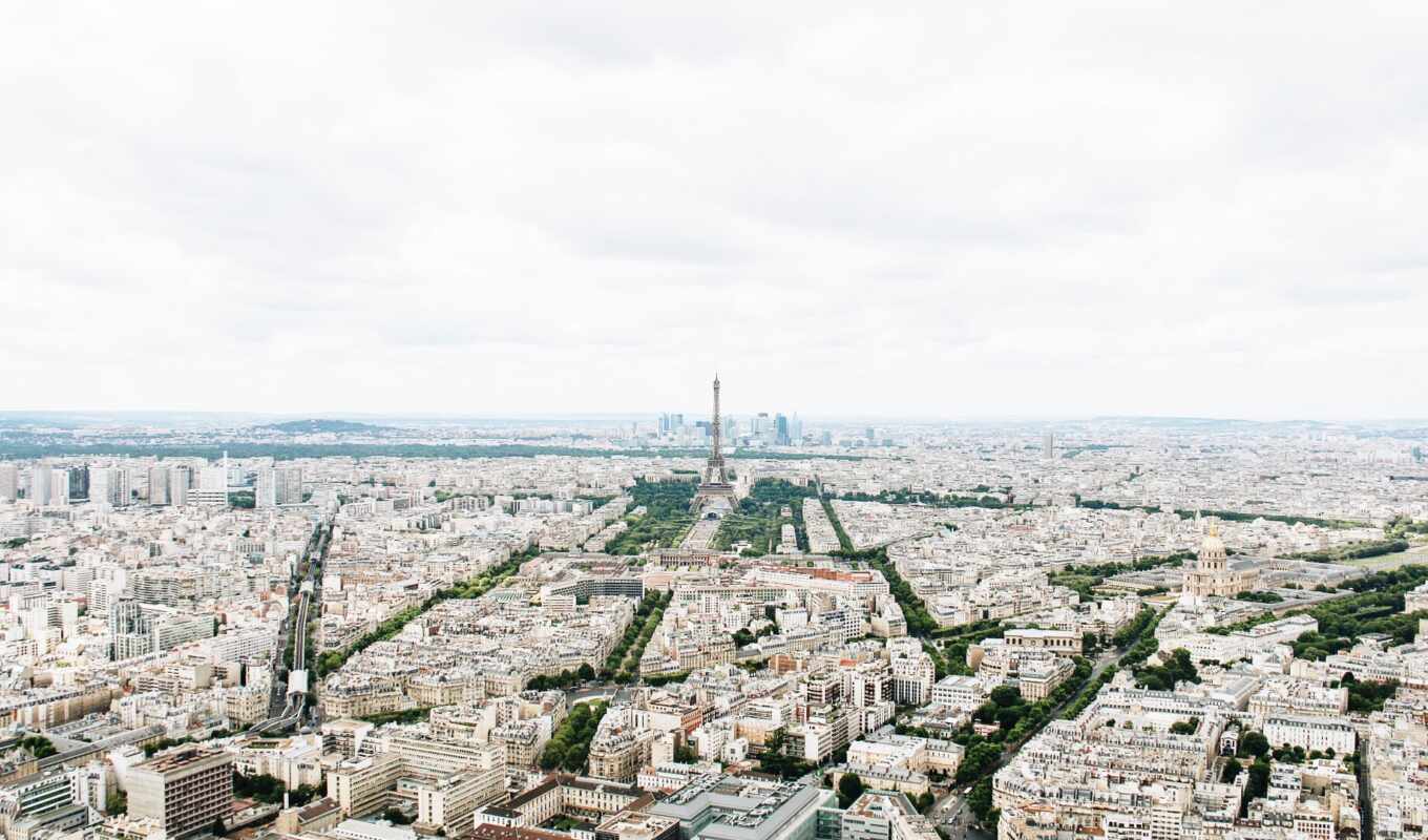 city, France, Paris, see, aerial, french