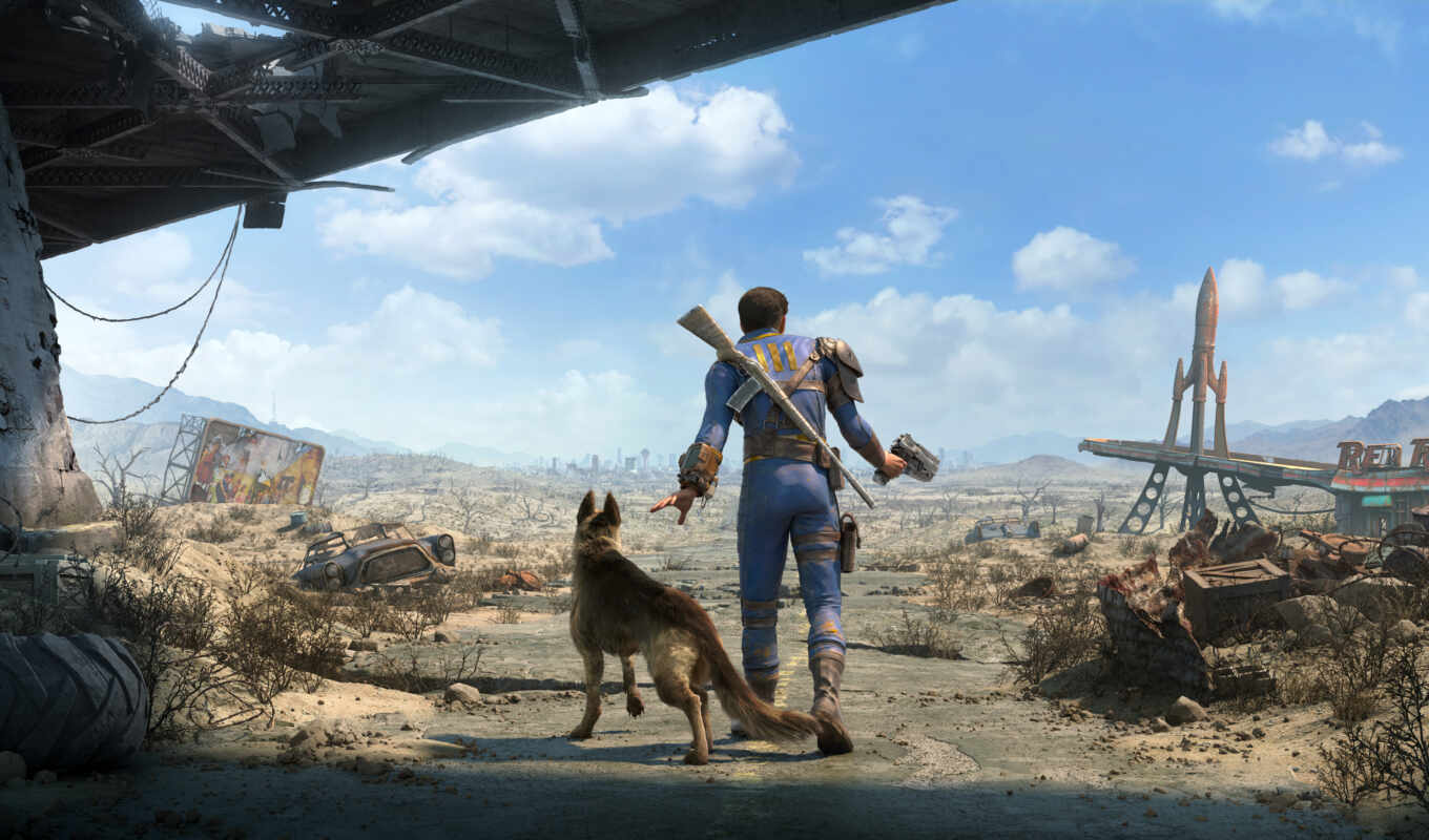 dee, dog, one, dlc, xbox, fallout, gameplay, cel, video games