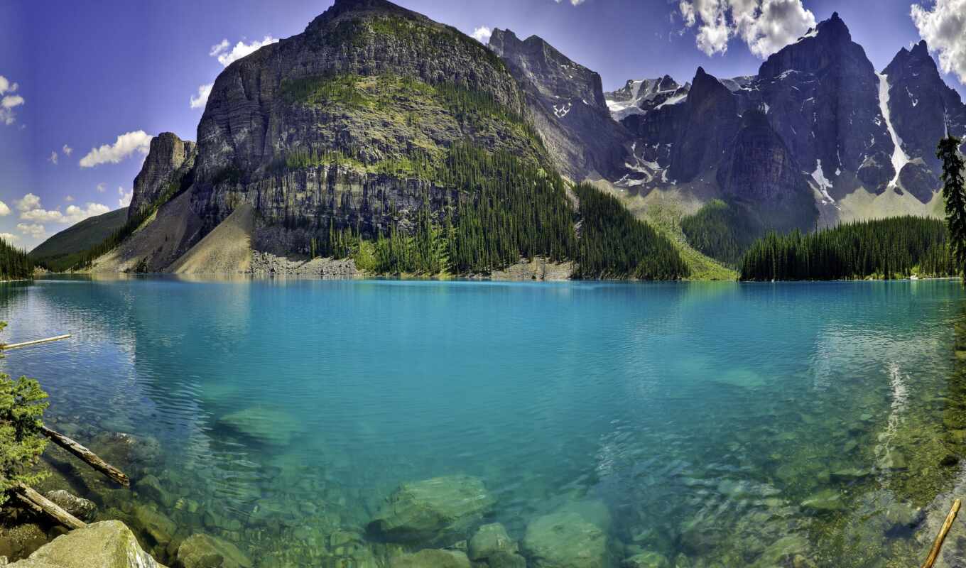 озеро, природа, water, гор, яndex, озера, водой, прозрачная, ветки, горы, прозрачной