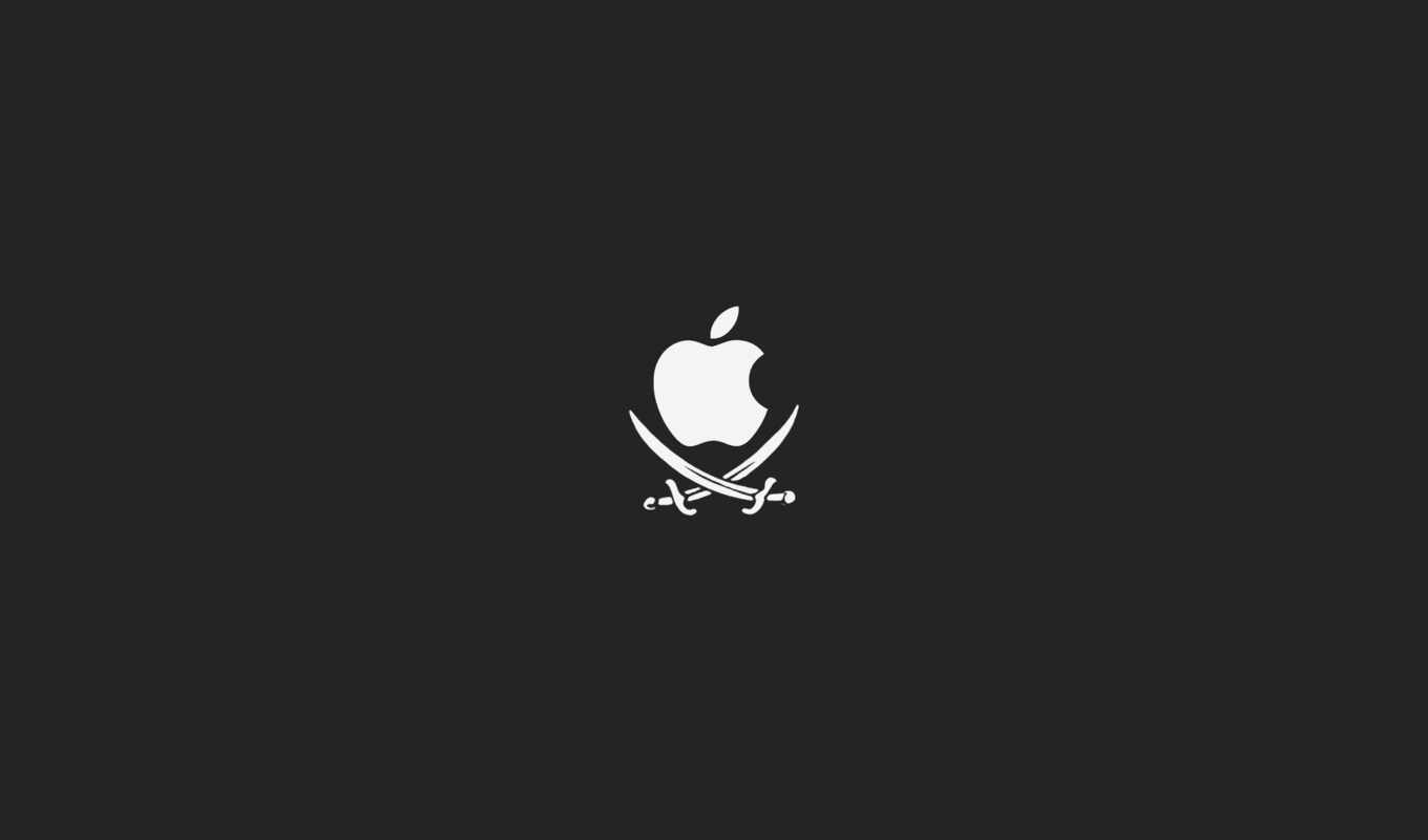 logo, apple, grey, пират, sable
