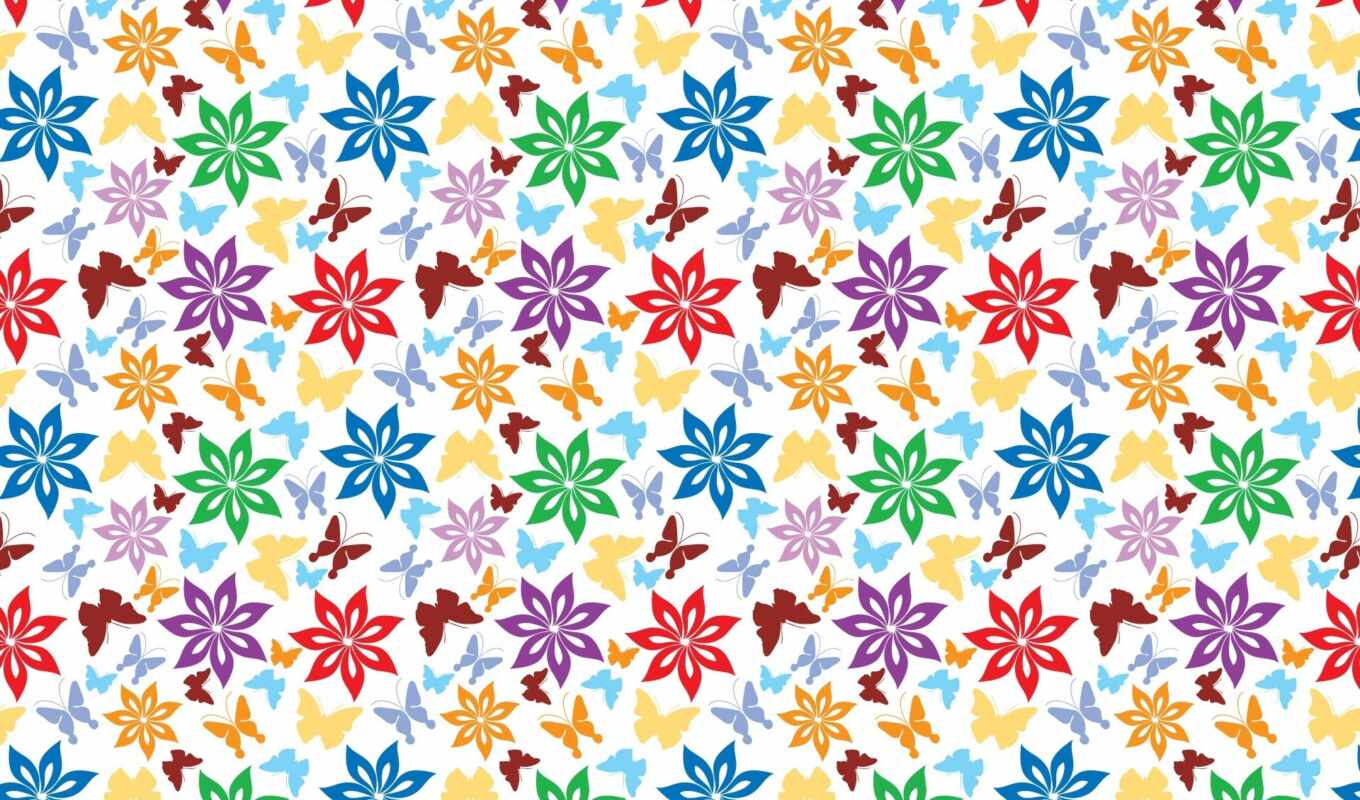 фон, pattern, little, красивый, small, multicolored, funart