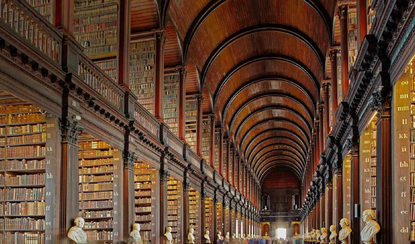 library, dublin, trinity, college