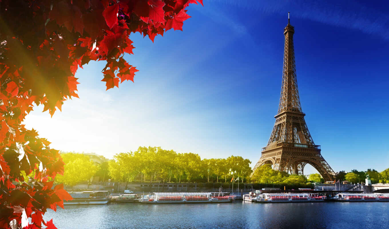 city, France, Paris, Eiffel, backgrounds, turret