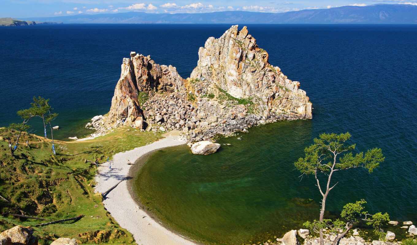 lake, rock, sea, rest, Of Russia, lakes, rest, tours, Baikal, Baikal, usage
