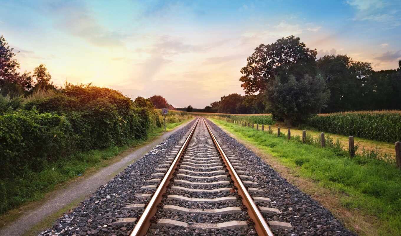 road, a train, country, which, morning, expensive, iron