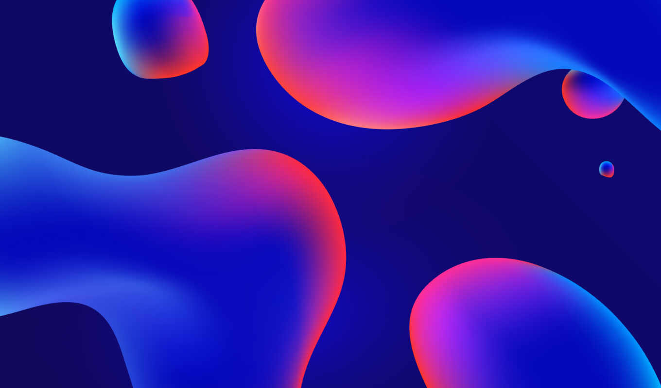 desktop, digital, abstract, gradient, pinterest, bubbles, neon