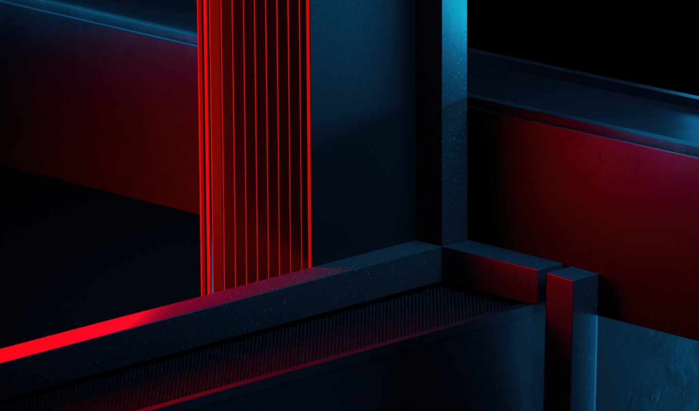abstract, red, dark, line, geometry