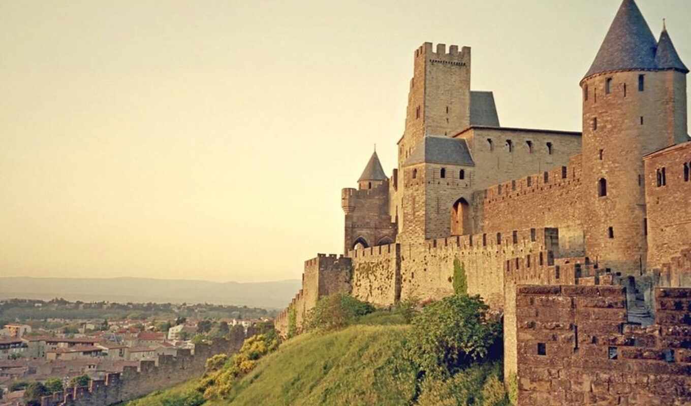 город, mundo, carcassonne, fortify