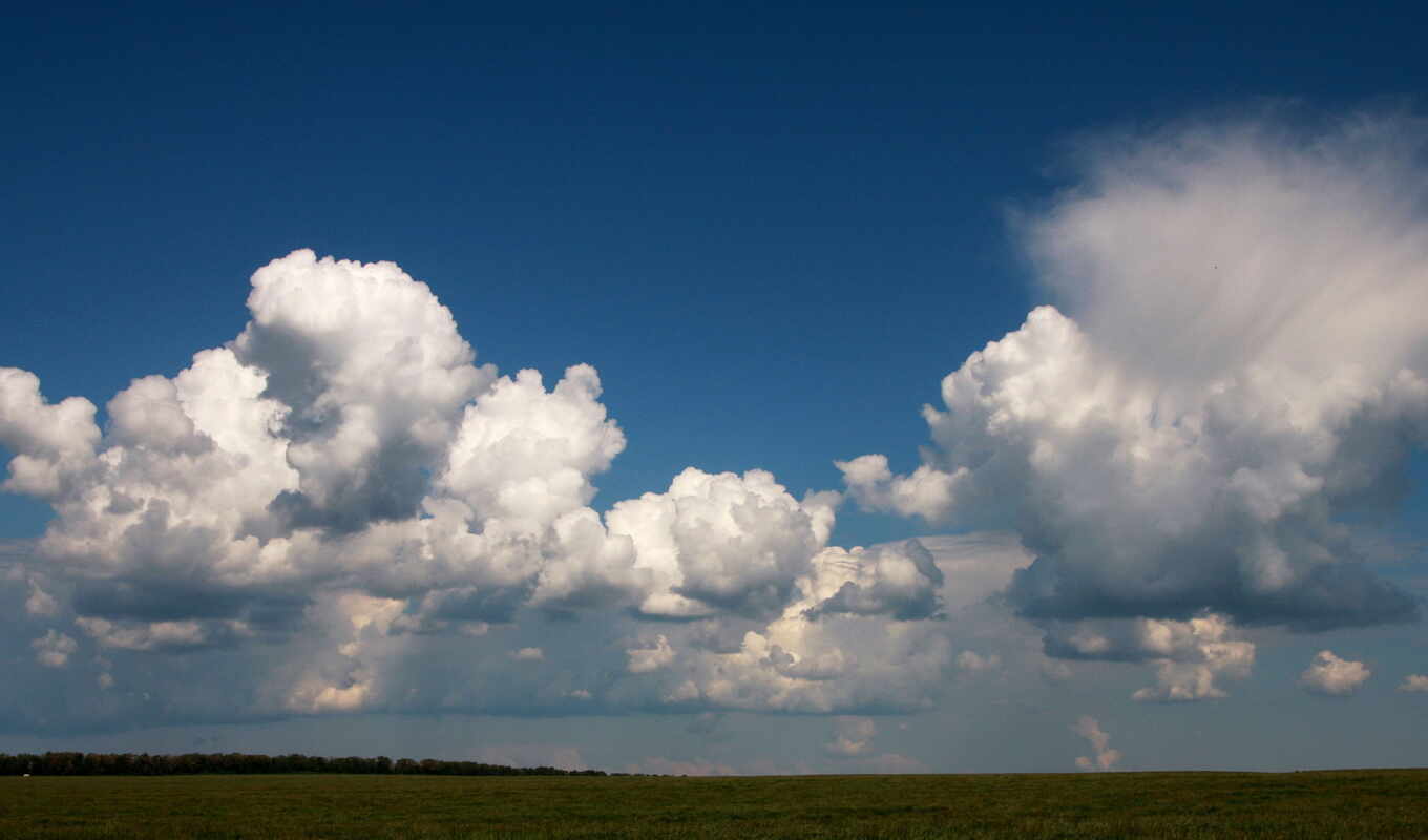 небо, телефон, mobile, blue, white, поле, планшетный, clouds