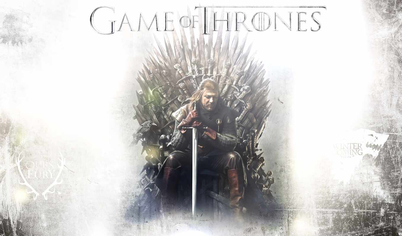 game, плакат, трон, iron, stark