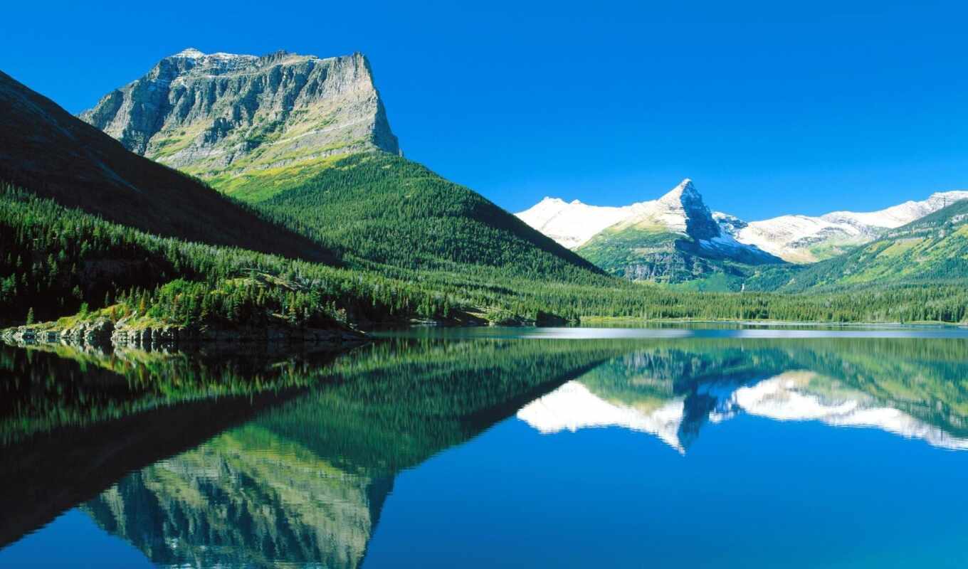 lake, nature, rock, pot, beautiful, mountain, lakes, the river, mountains