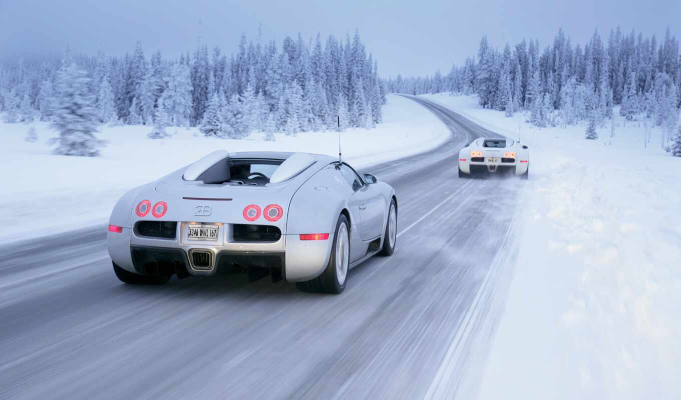 white, snow, winter, auto, яndex, card, bugatti, veyron, cars, collections