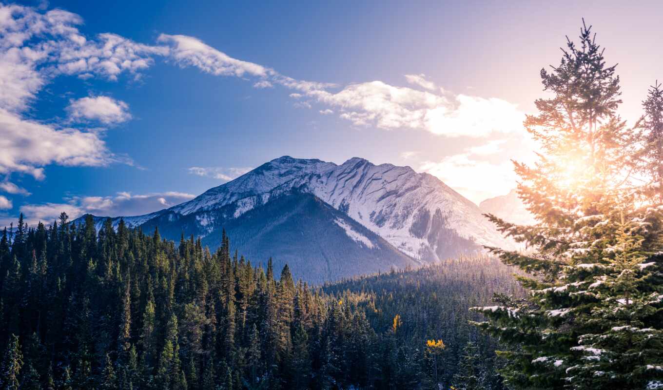 ipad, background, mountain, Canada, mountains, banff, pro, parallax