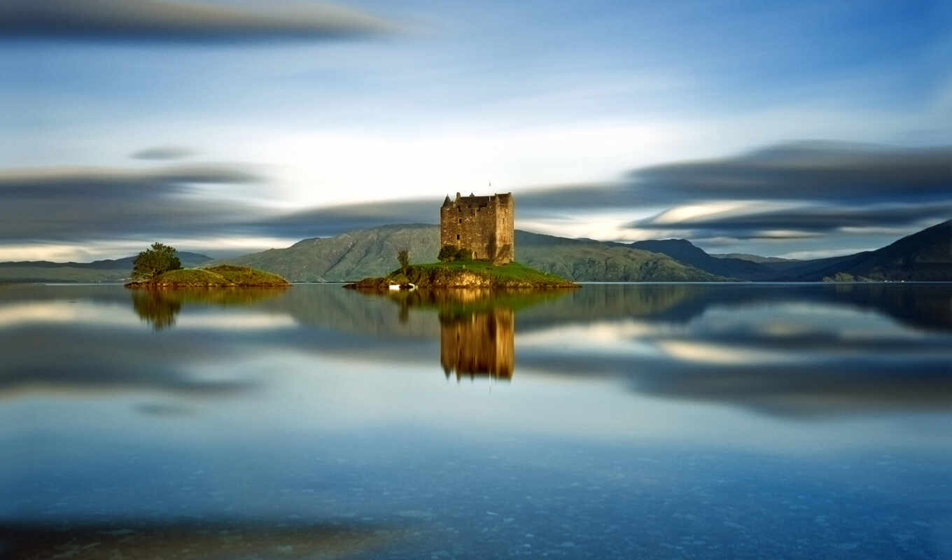 desktop, mac, castle, island, stalker, Scotland