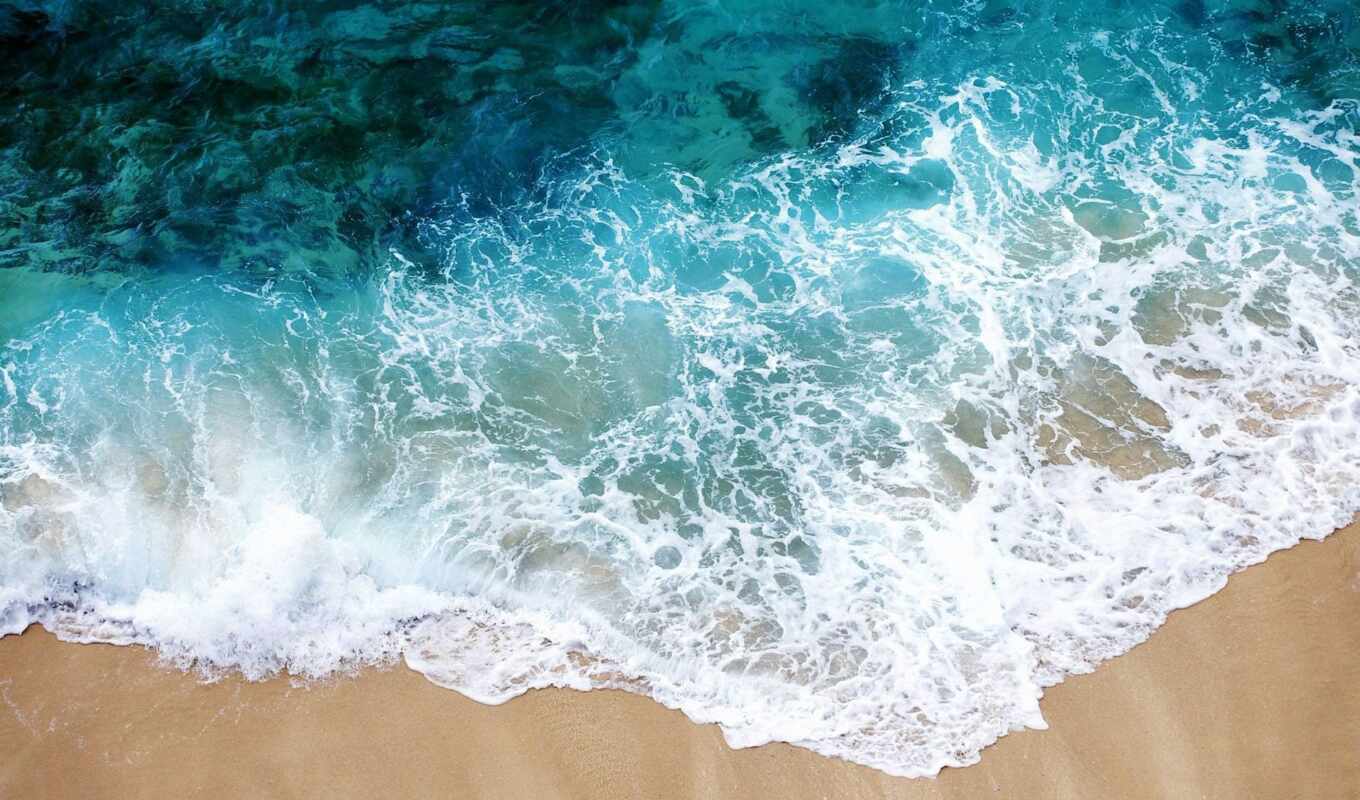 water, пляж, море, песок, чистота, пенка, свежесть, прозрачная