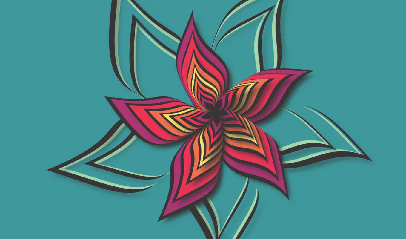 цветы, ipad, abstract, цвета, pattern, design, vektor, цветок, синий, узор, pixabay