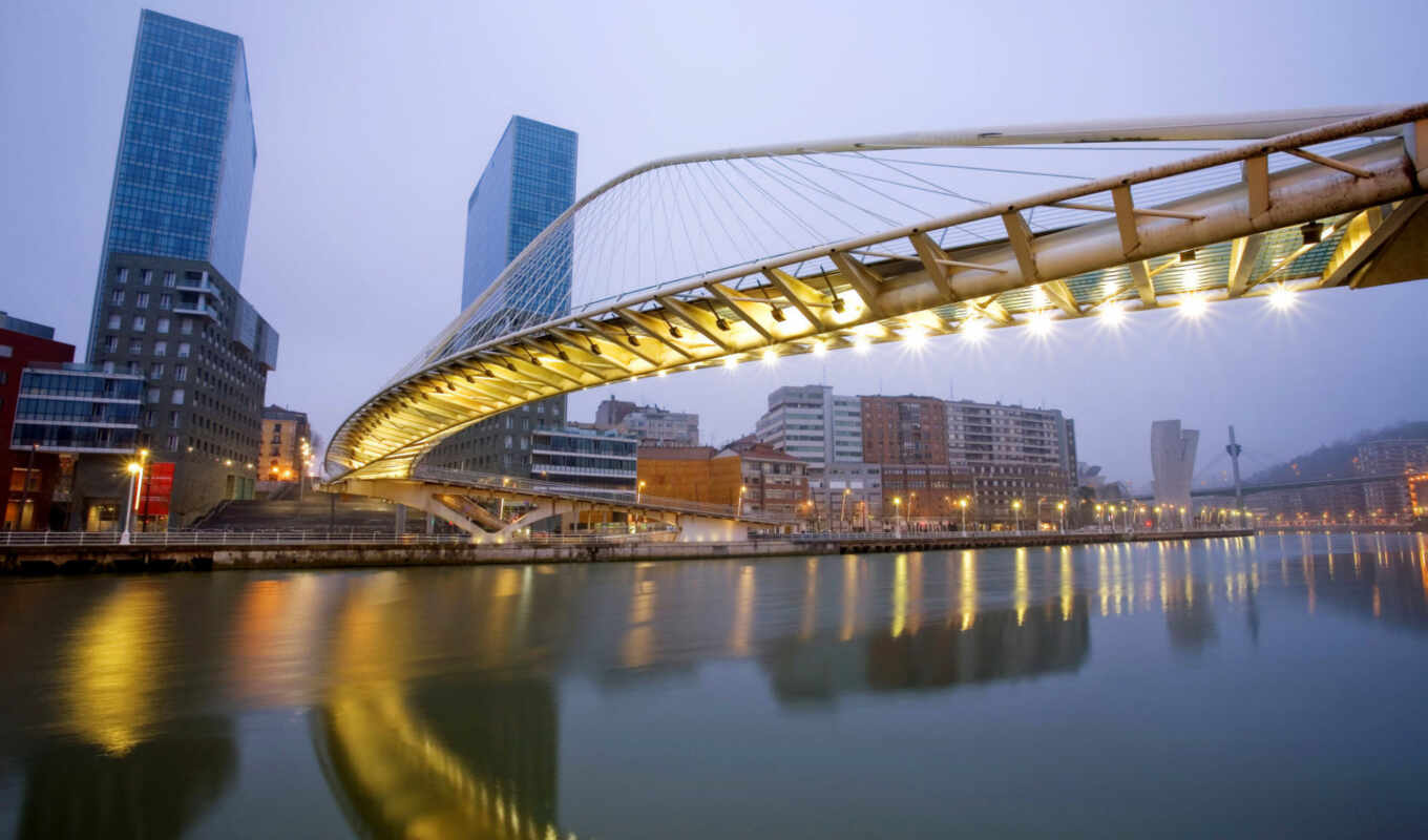 Spain, spain, bridges, basque, bilbao