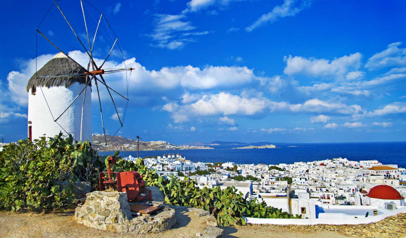 изображение, отдых, острова, греции, greek, скачивайте, грецию, mykonos, стоковых, миконос