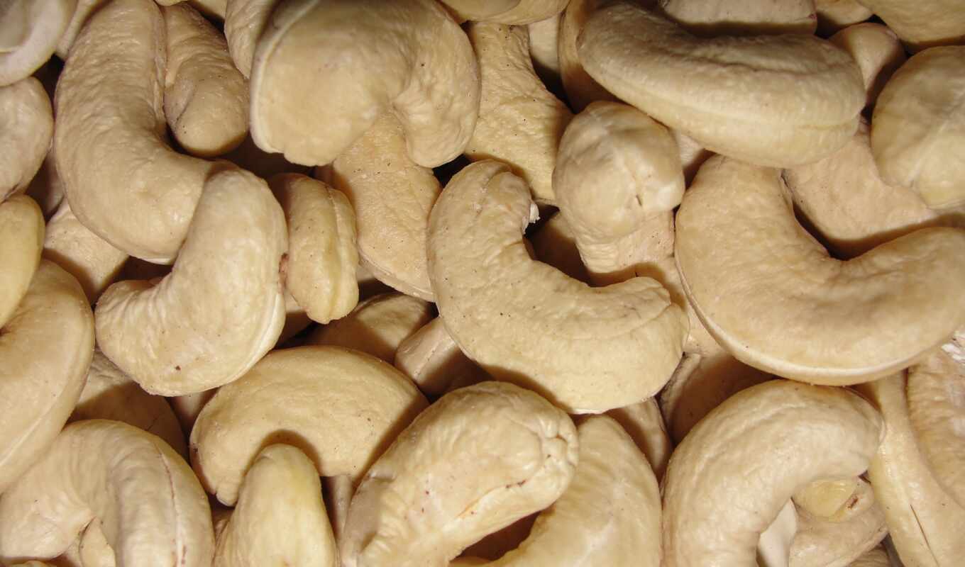 collection, harvest, popular, display, cashews