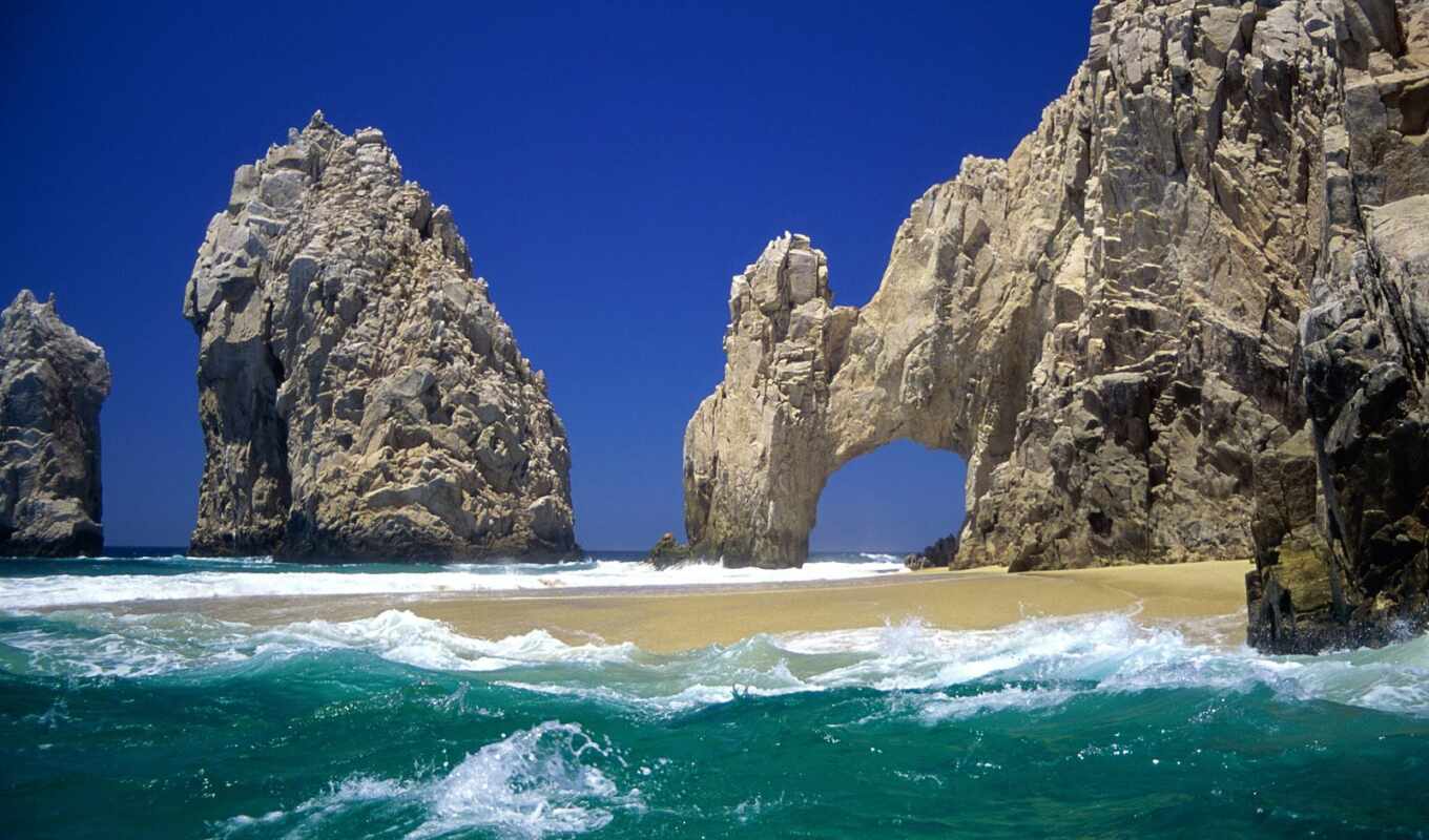 nature, San, mexico, lucas, arch, hold