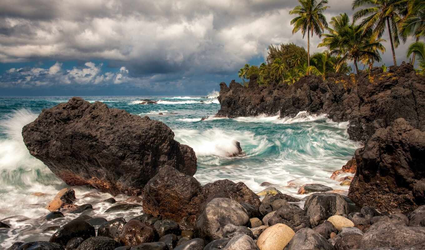 desktop, iphone, surf, ocean, quiet, g, hawaii, maui