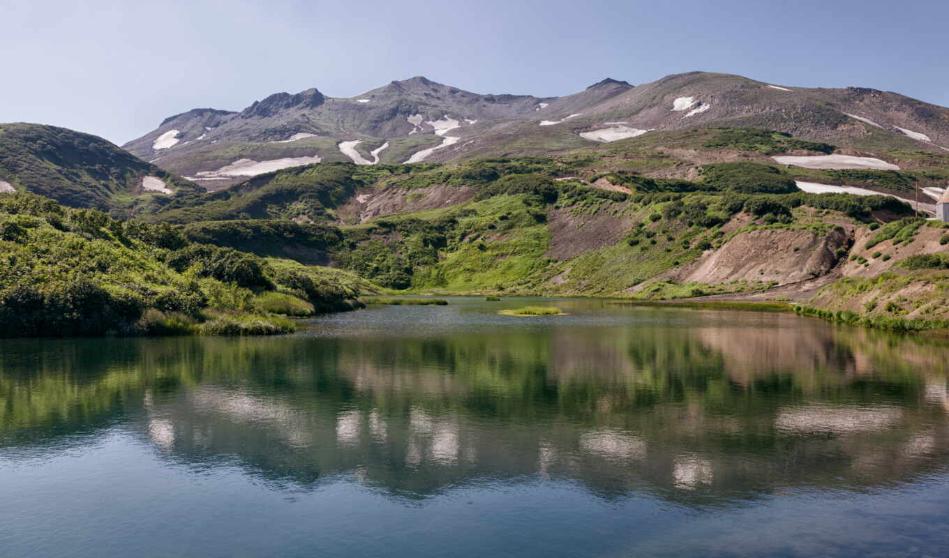 lake, nature, russian, Russia, mountains