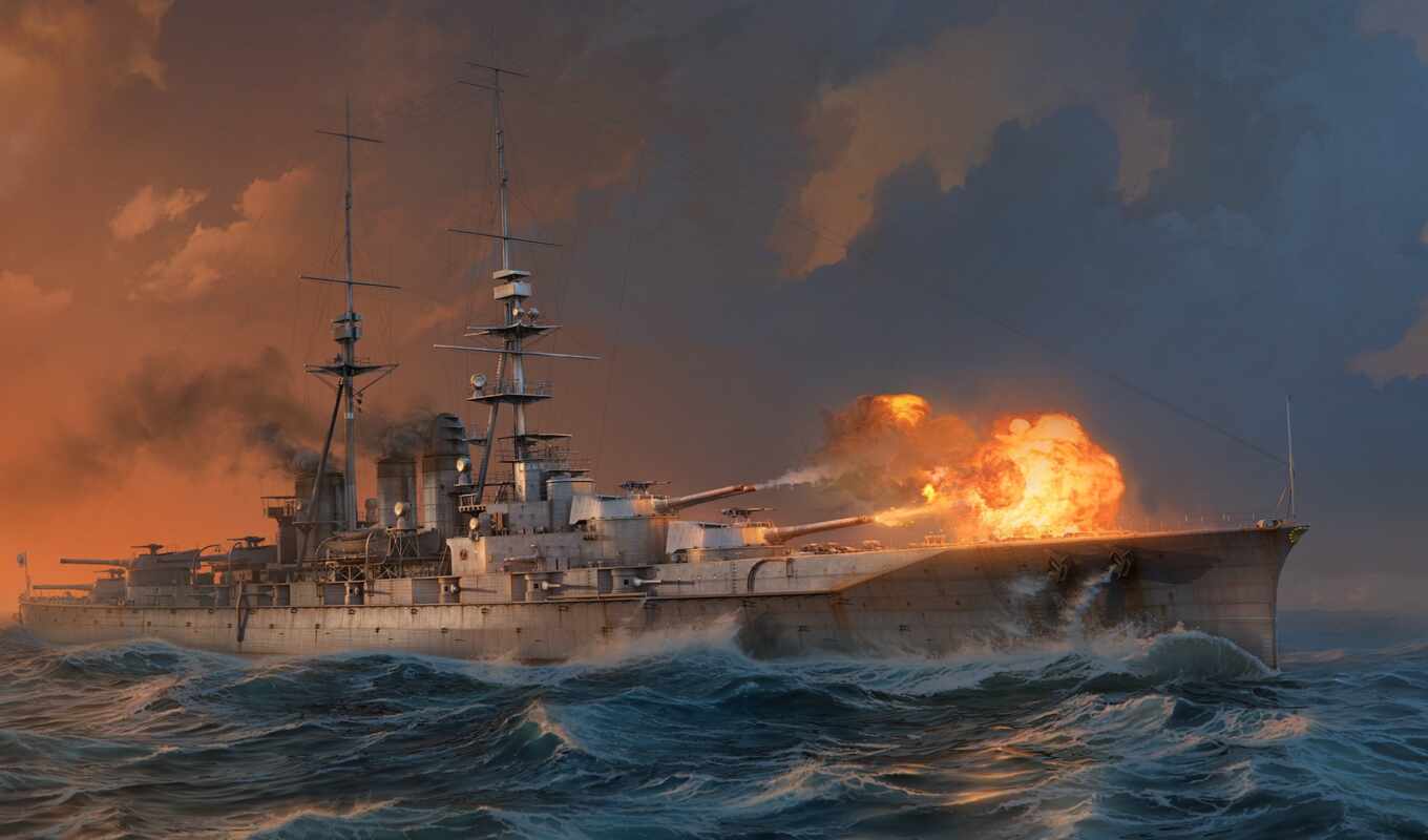 smoke, water, world, battleship, wargaming, ships, military ships, wows, ishizuchi