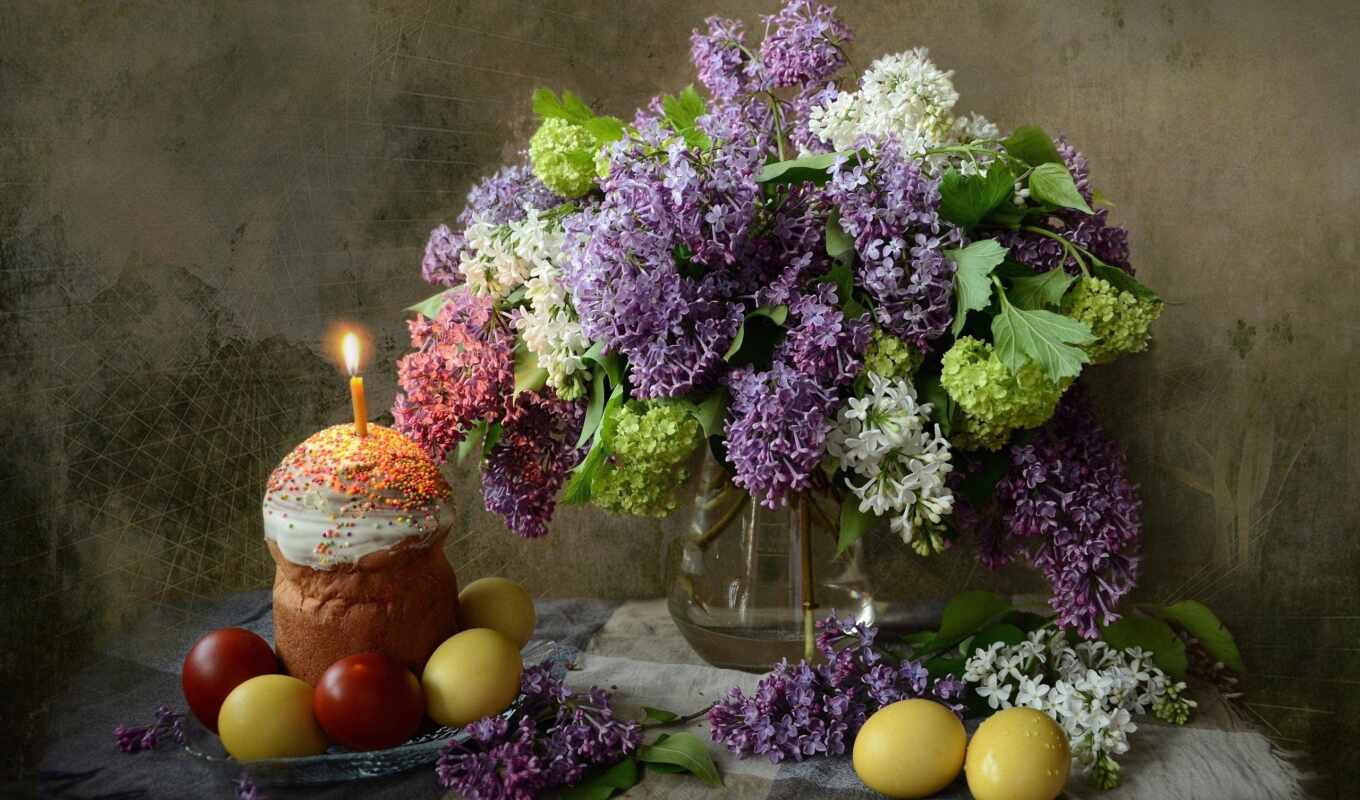 already, lilac, egg, holiday, candle, tag, cake, easter, party