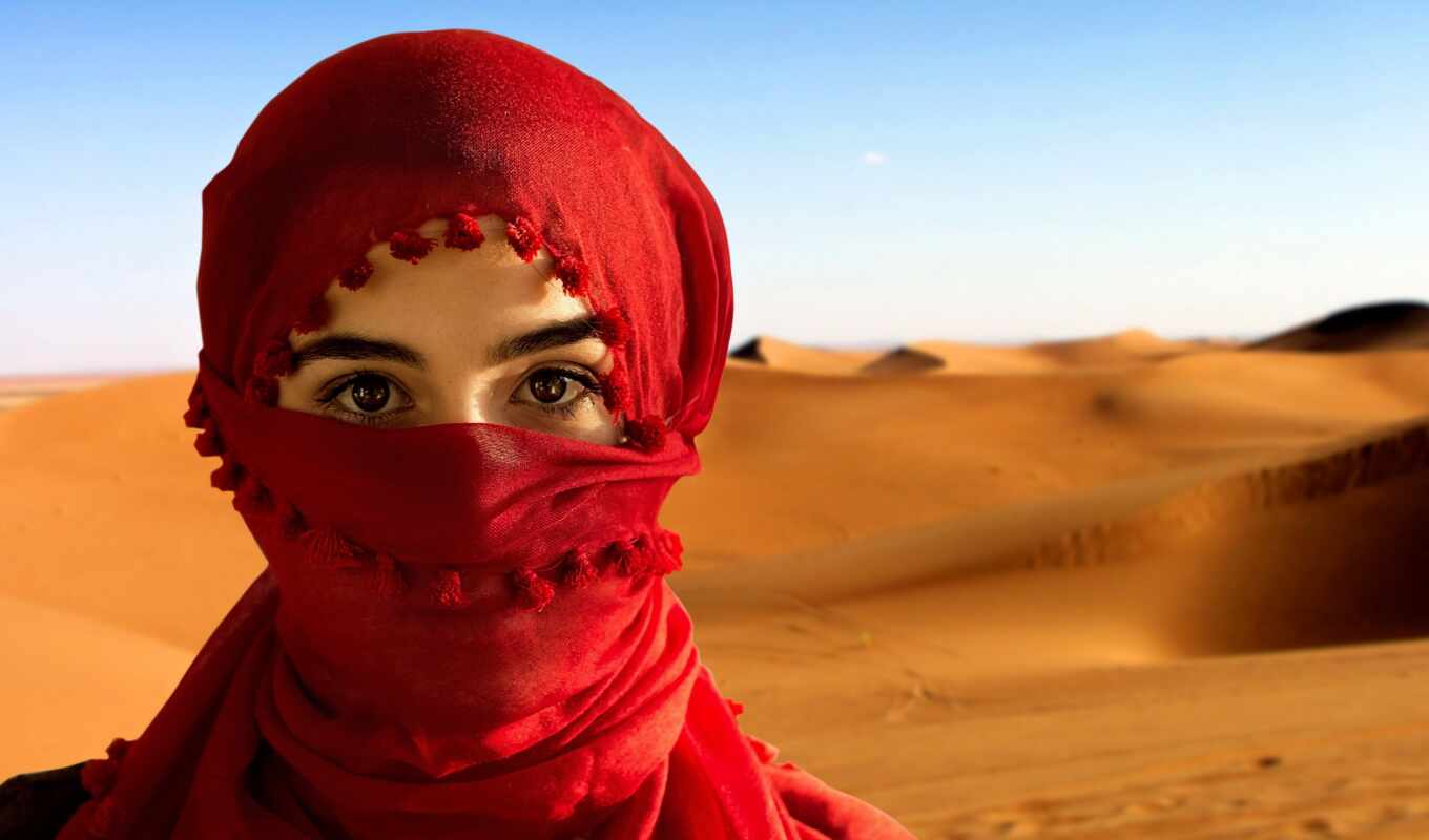 природа, девушка, глаз, хиджаб, stoloboi