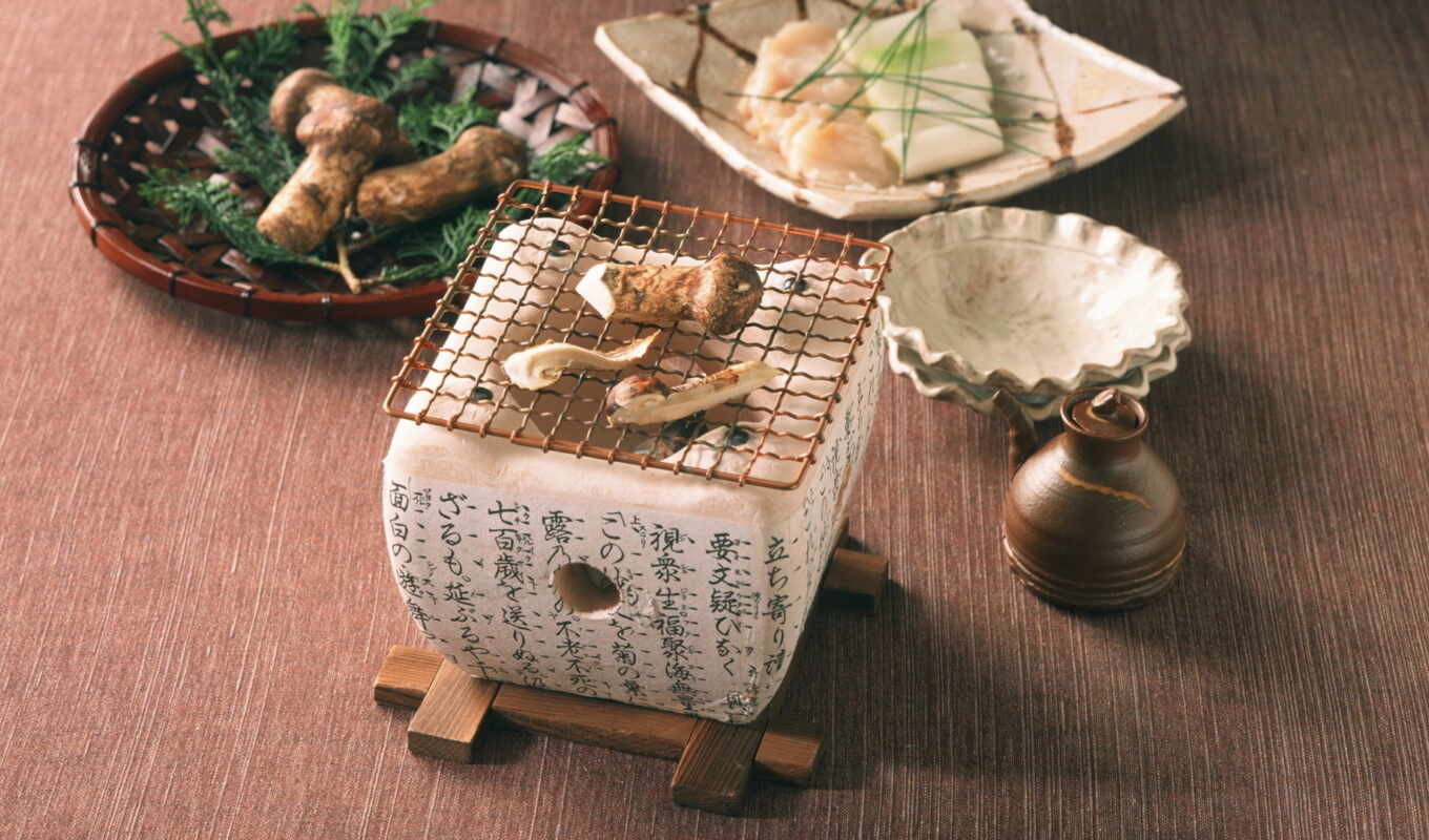 japanese, table, mushroom, asset