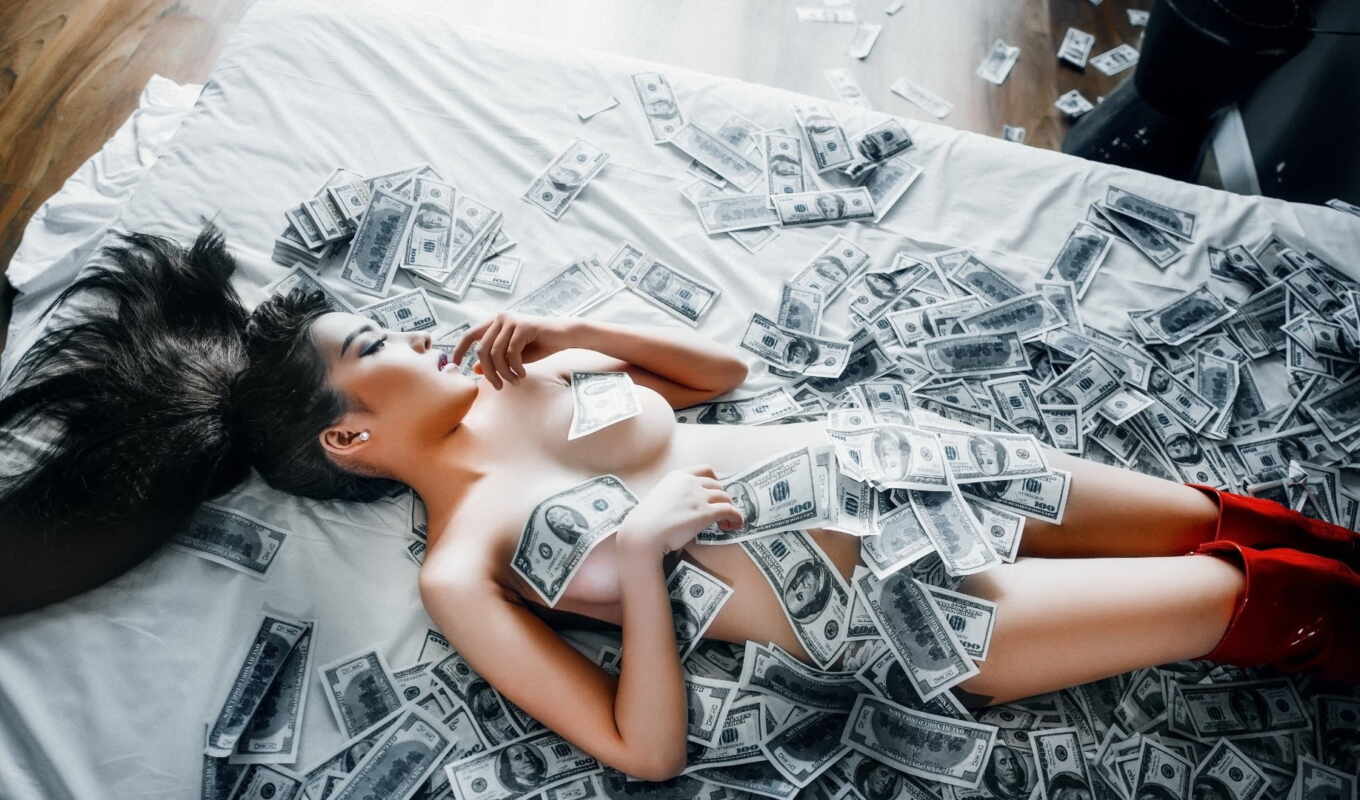 кровать, money