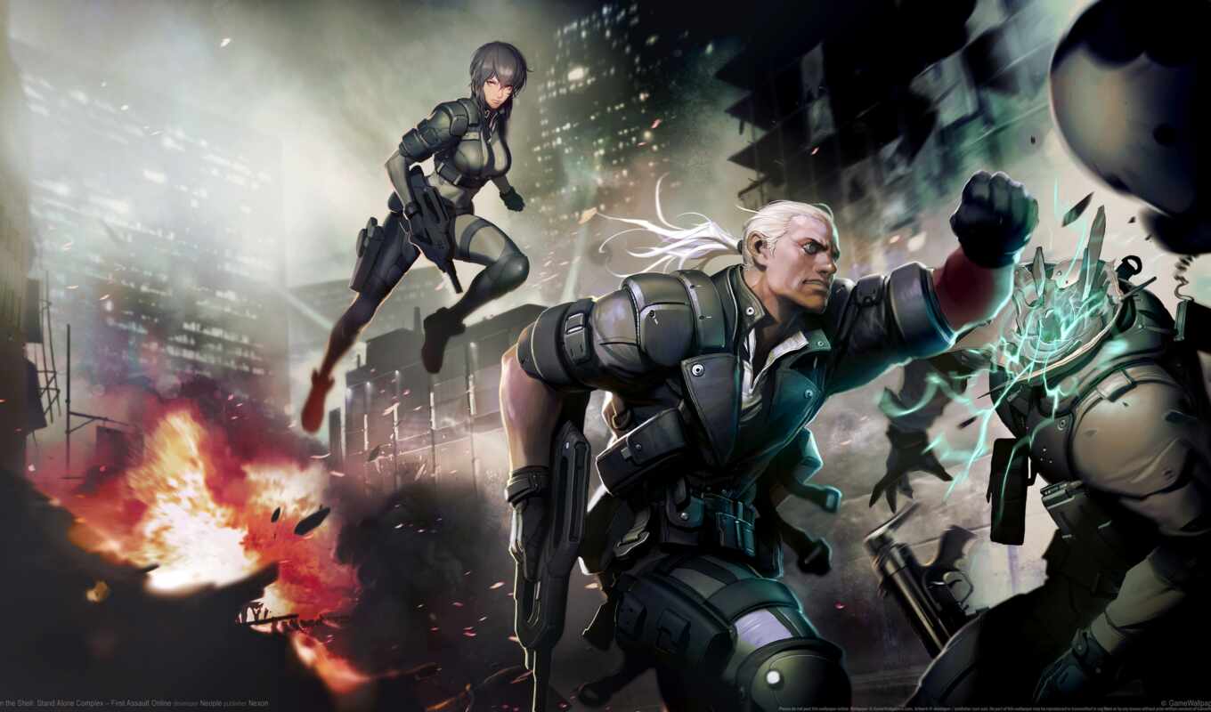 online, ghost, shell, kusanagi, for the first time, complex, assault, a loner, stand, idea, ultrawide