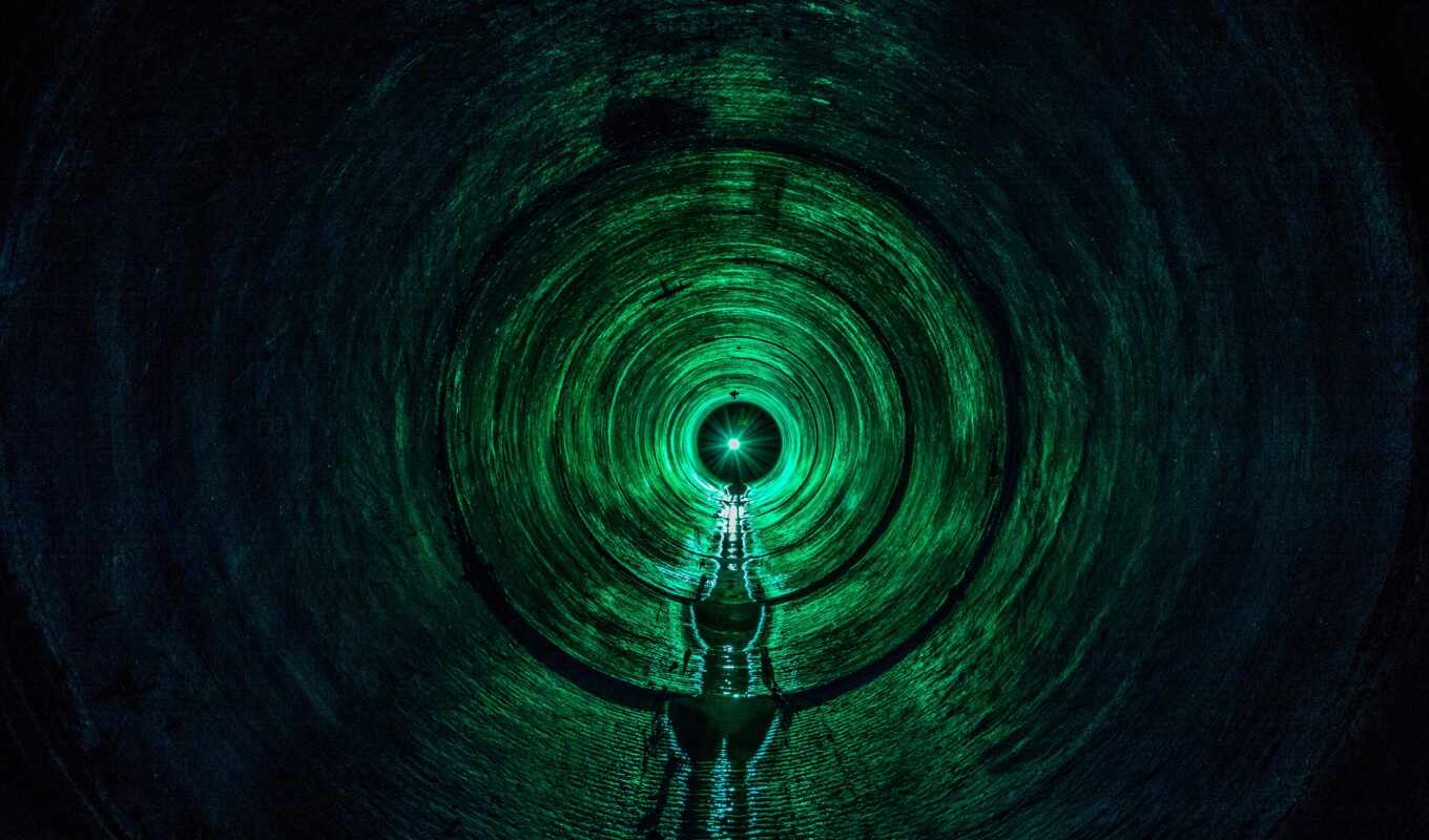 art, abstract, light, green, different, cfr, dark, tunnel, psychedelics, lamp