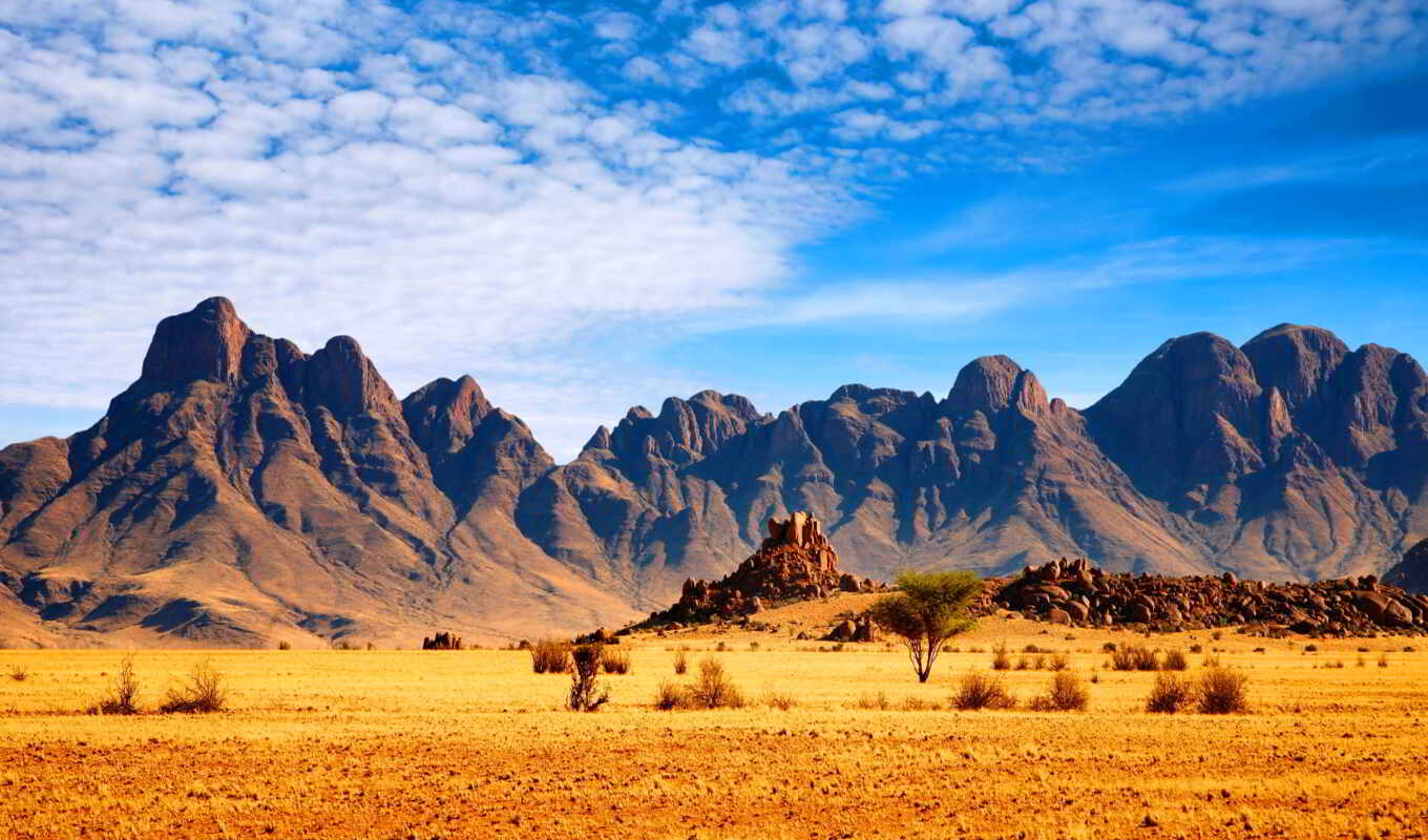 sky, view, desert, artists, mountains