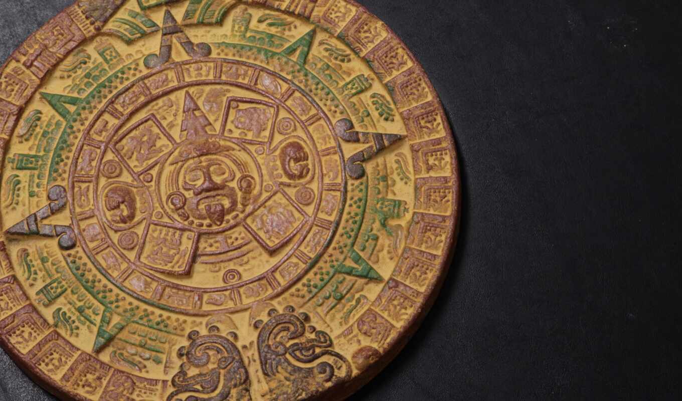 pattern, calendar, rare, aztec
