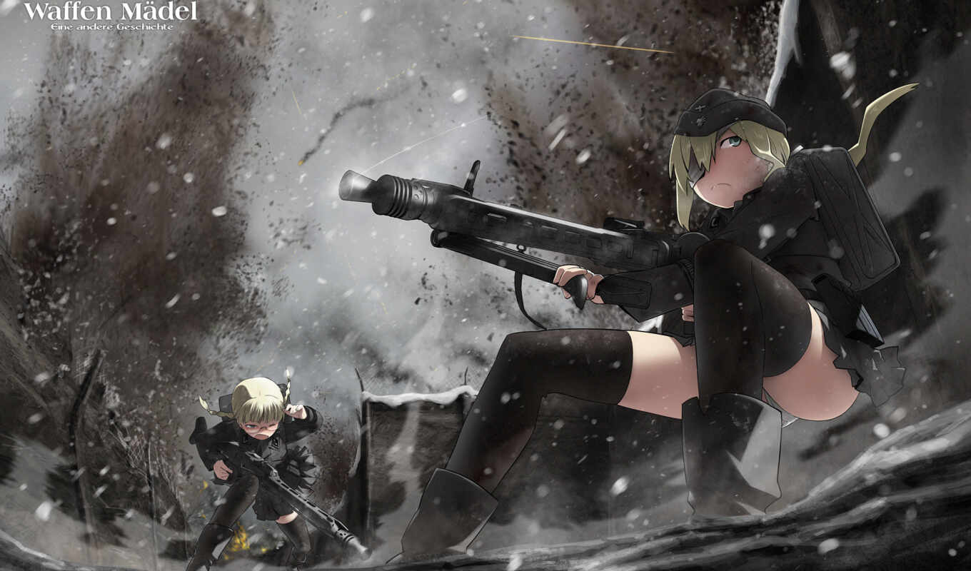 anime, girls, tags, gun, military, witches, similar, strike, soldiers, soft, tension