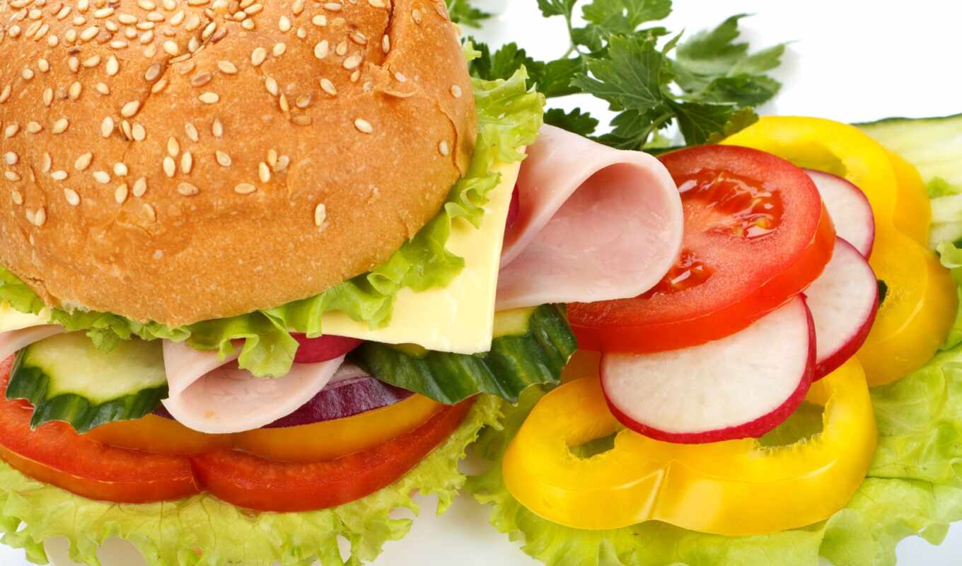 meal, telephone, macro, onion, tomatoes, pepper, cheese, produce, hamburger, fruits, food