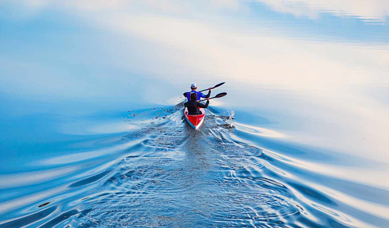 water, спорт, kayak, гребля, спортсмены, гребле, весла