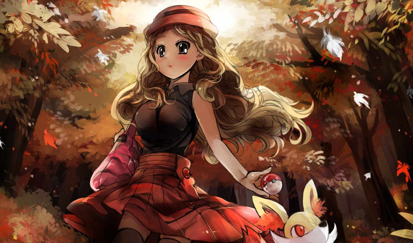 anime, pokemon, Serena